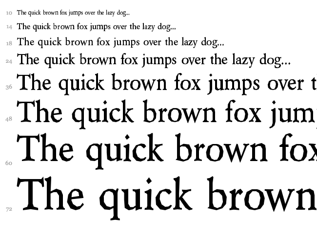 Berylium font waterfall